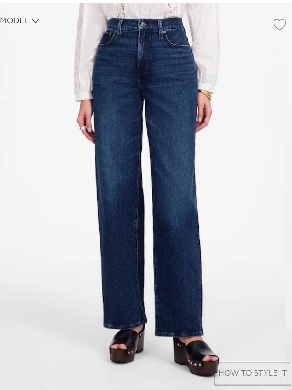 Madewell The Perfect Vintage Wide Leg Jeans